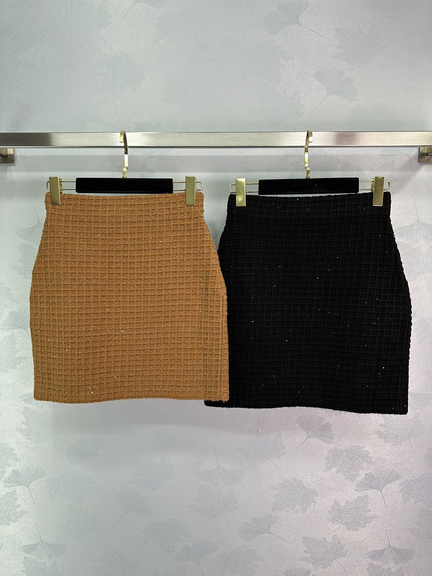 New 2024 Self-Portrait Dress: Brown Knit Shorts for Stylish Women, 2 Colors. - 图片 9