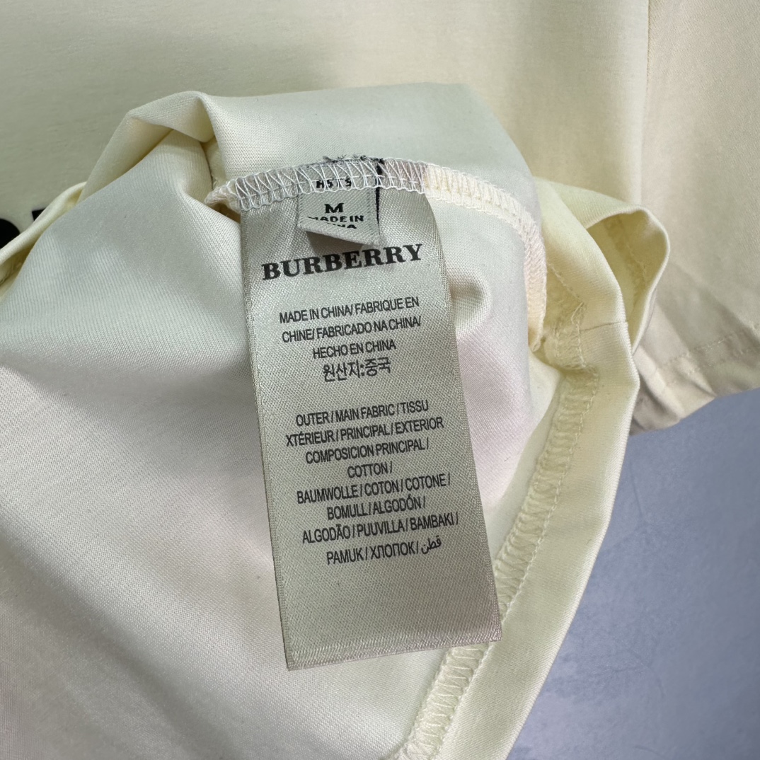 Stylish Burberry 24-Year-Old Short Sleeve Suit with Cotton Material and Unique Design - 图片 8