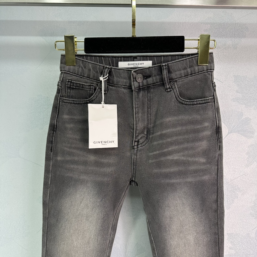 Fashionable Single-Skinned Women’s Suit with Curry Pair and Imported Jeans in One Color - 图片 5
