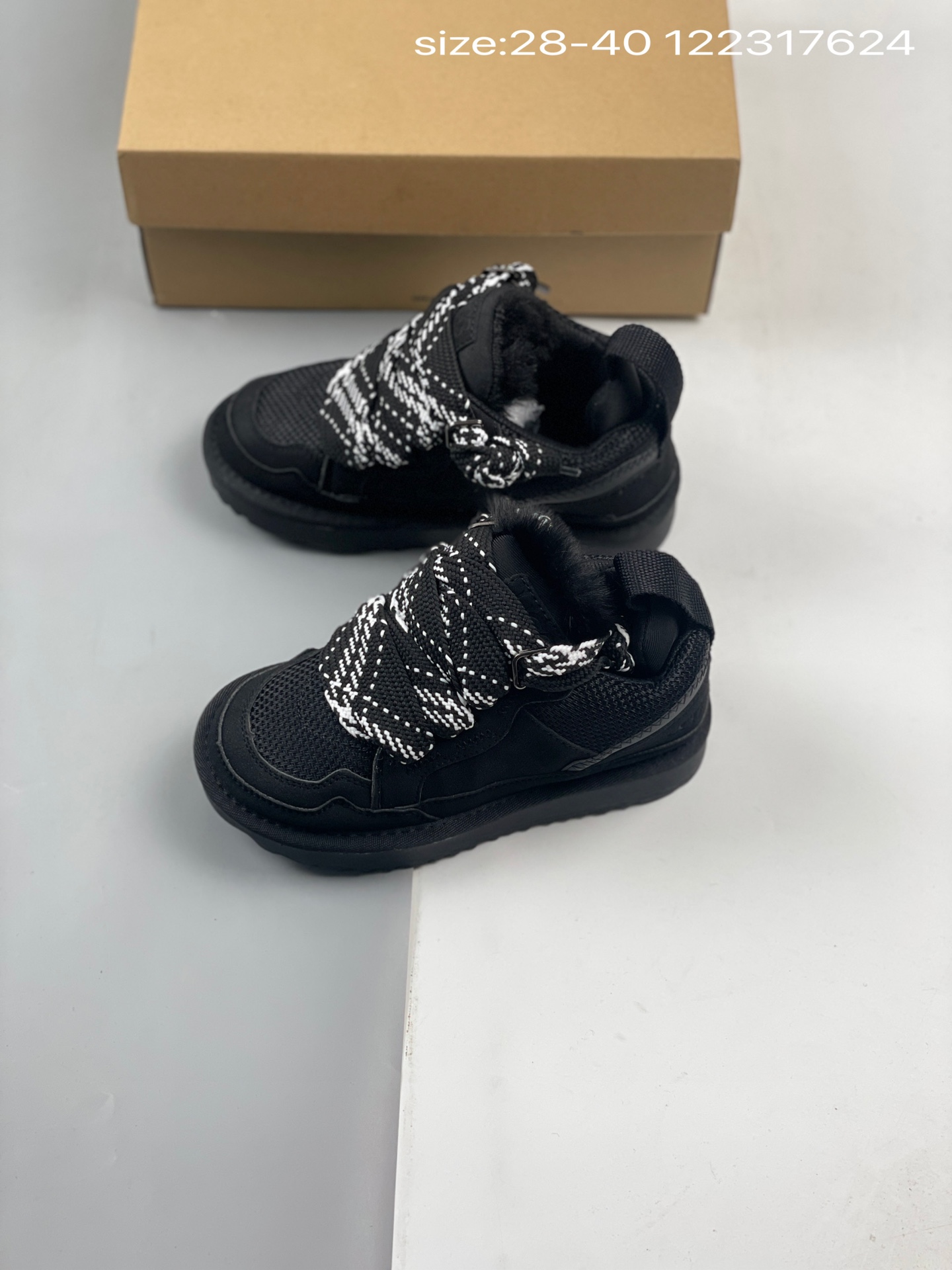 图片[2]-28-37 38-40 UGG降温加绒保暖抗寒 防滑耐磨舒适英伦学院风 日常通勤外出游玩经典百搭时尚增高休闲 高筒雪地靴 尺码：28-40-选品中心