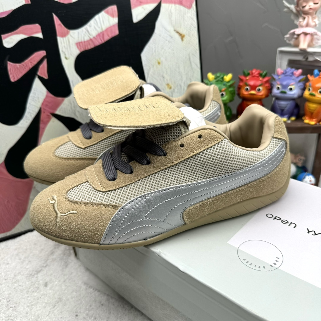 万胜出厂价:77💰彪马短舌系列🌟官网同步在售,原包装➕原吊牌Open YY x Puma Speedcat 彪马板鞋 棕色 码数36-44 男女现货