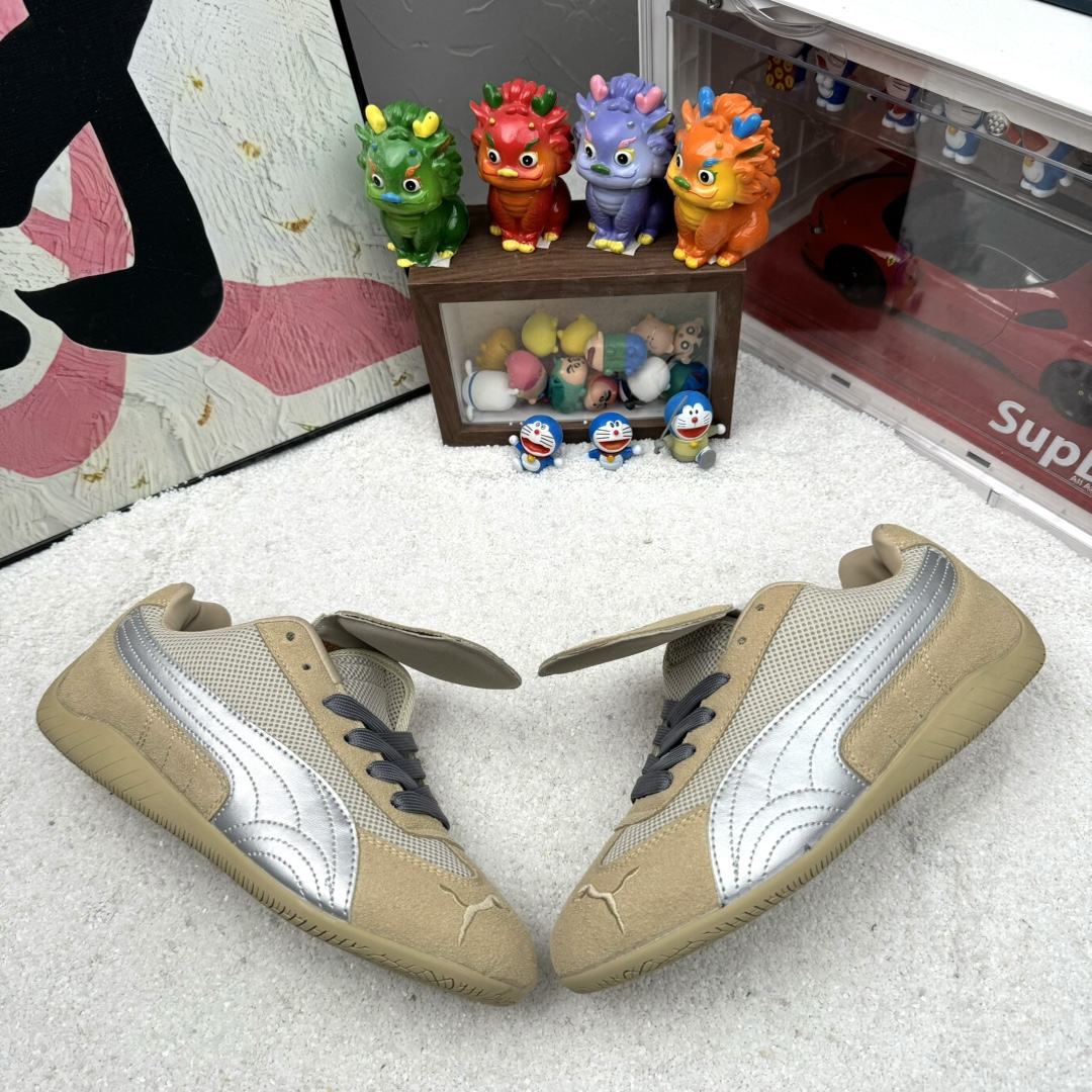 万胜出厂价:77💰彪马短舌系列🌟官网同步在售,原包装➕原吊牌Open YY x Puma Speedcat 彪马板鞋 棕色 码数36-44 男女现货