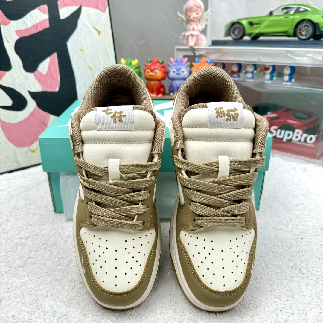 供货价:80💰dunk纯原货☘️嘎吱嘎吱响,河北高版本,原盒真标Nike Dunk SB七仔熊猫 高版本套楦工艺 正确版型 尺码36-44 男女码现货 
