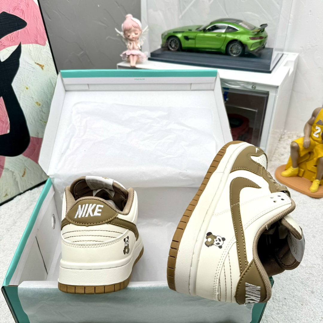 供货价:80💰dunk纯原货☘️嘎吱嘎吱响,河北高版本,原盒真标Nike Dunk SB七仔熊猫 高版本套楦工艺 正确版型 尺码36-44 男女码现货 