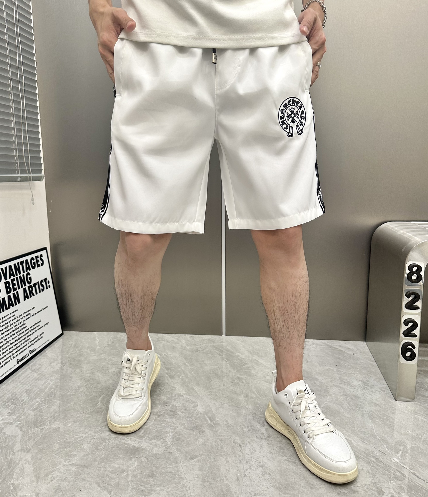 Chrome Hearts Clothing Shorts Polyester Summer Collection Beach