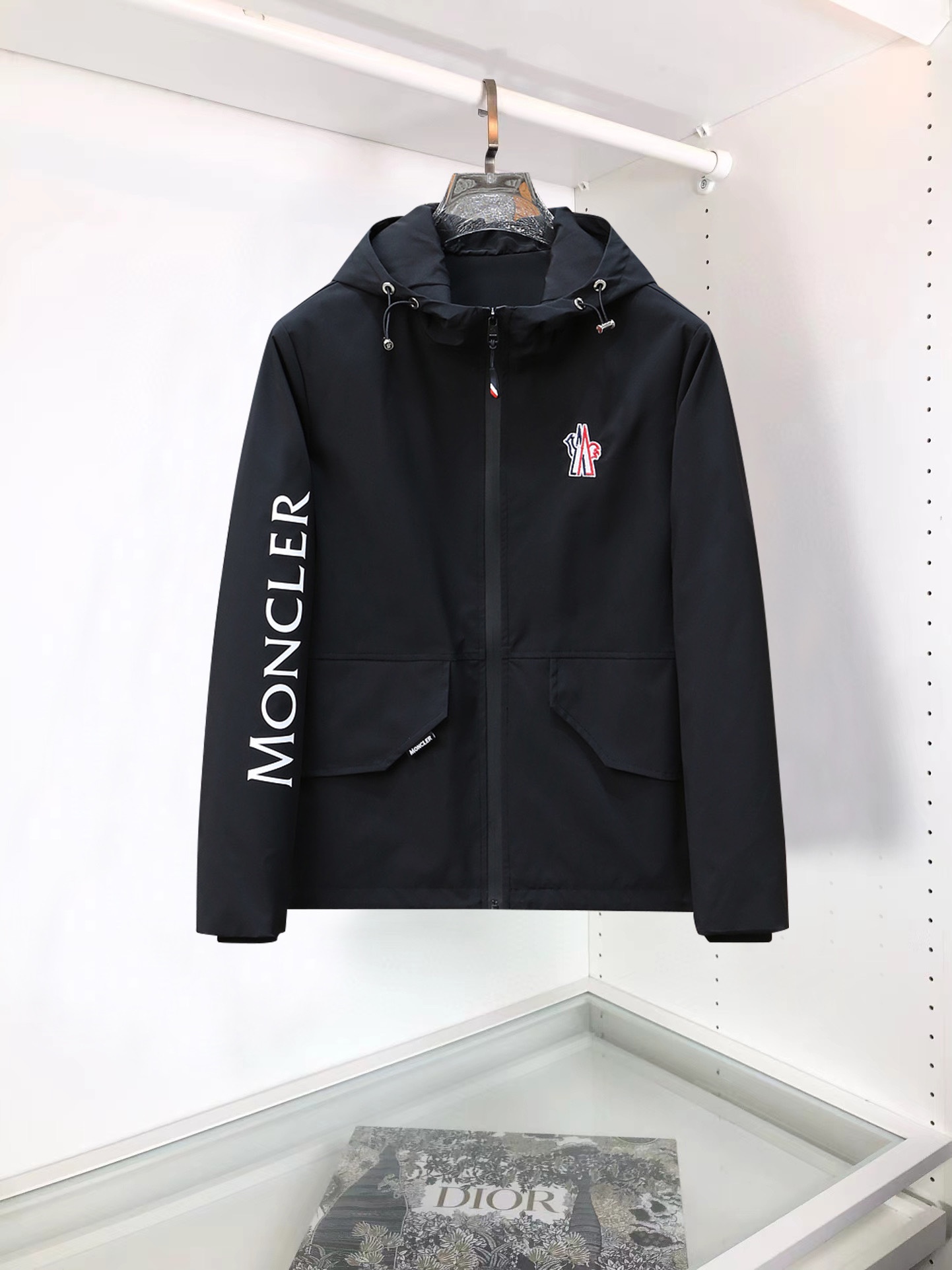 Moncler Kleding Jas &Jassen Naaien Lente/herfstcollectie Bovenzijde met capuchon