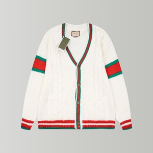 Gucci Clothing Cardigans Sweatshirts Weave Knitting Wool Fall/Winter Collection Fashion