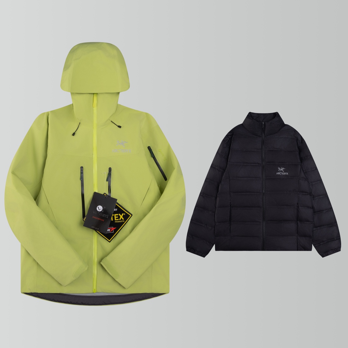 Arcteryx Ropa Abrigos y chaquetas Chaqueta de plumón Azul Empalme Hombres