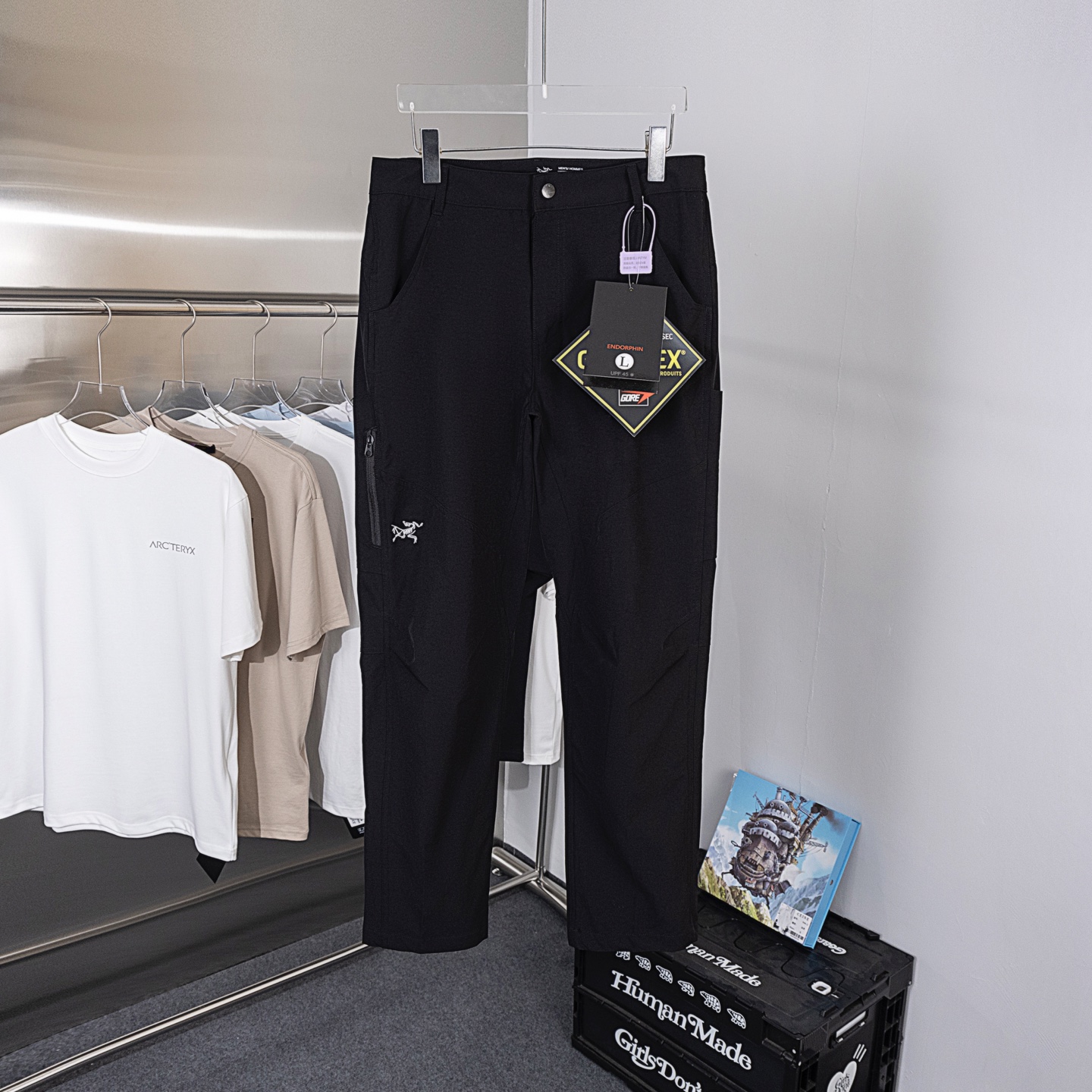 db
鸟家夏季新款速干透气休闲裤中腰拉链防泼水弹力工装...