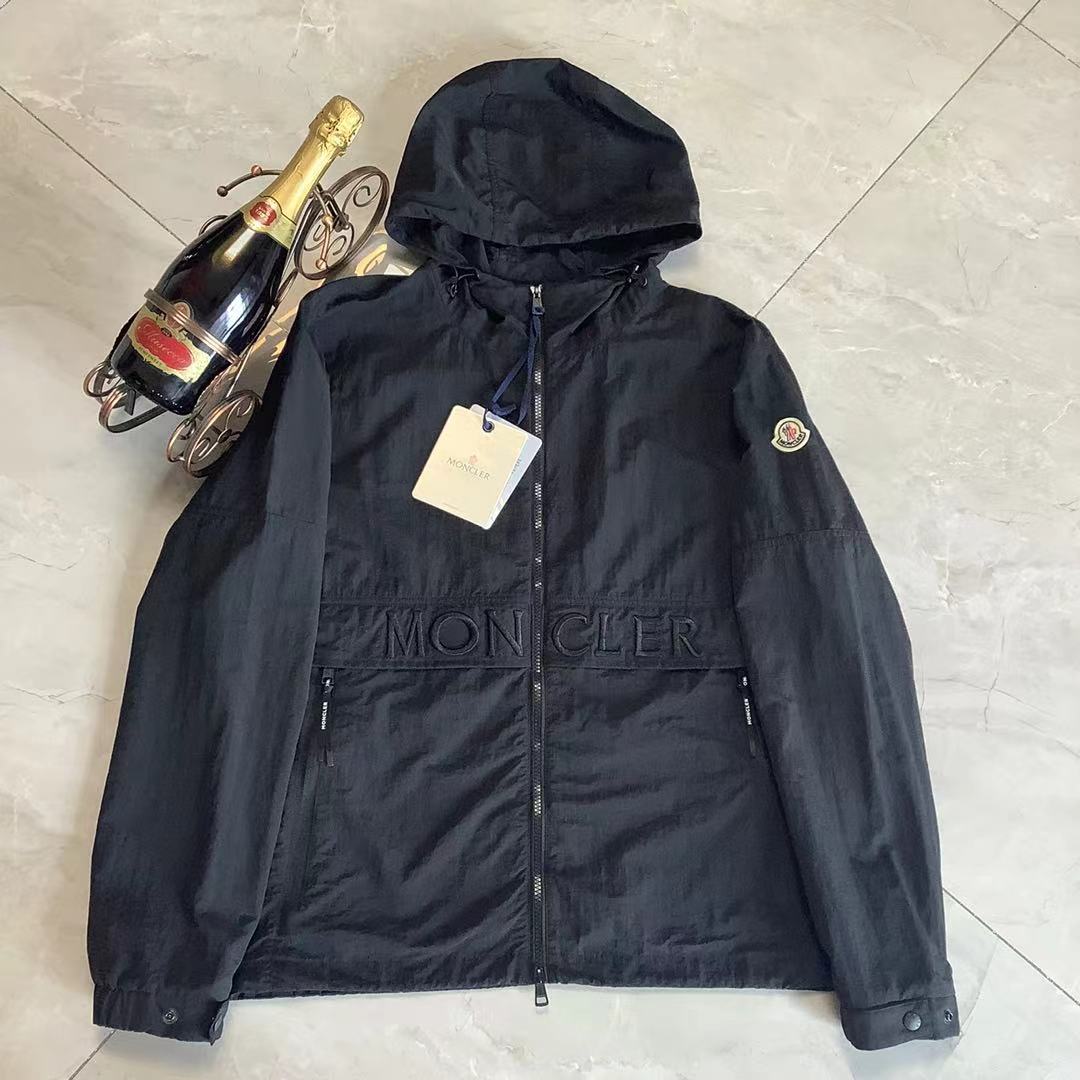 240 MON*CLER Montclair, último modelo de la web oficial, bordado, corte holgado, chaqueta con capucha tipo parka, alta …