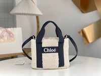 Chloe Tote Bags Lambswool Fall/Winter Collection Woody