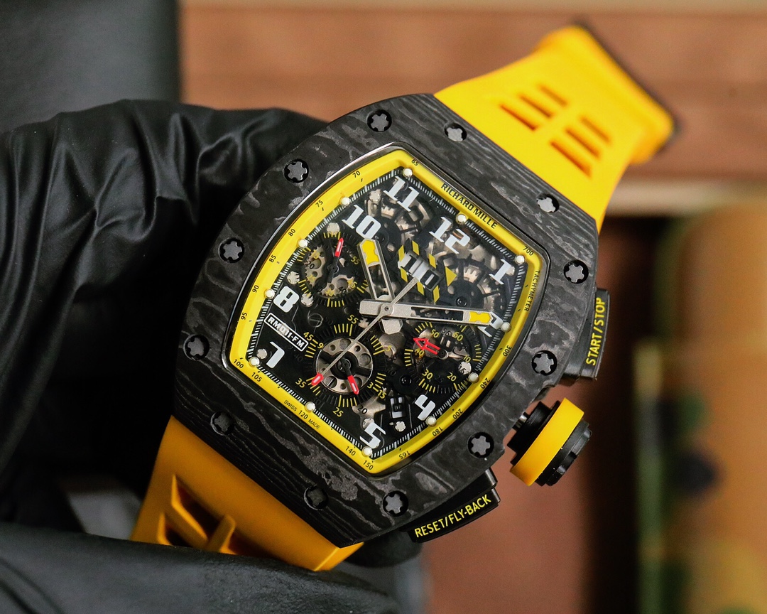 Richard Mille RM 11-03 Series: Advanced Anthropo-Engineering Designs for Landmarks with Titanium and Rose Gold Options - 图片 3