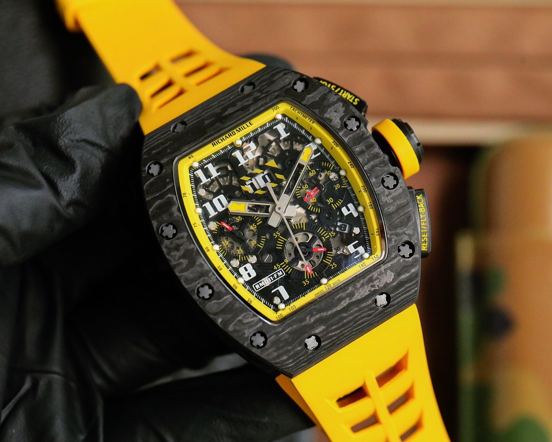 Richard Mille RM 11-03 Series: Advanced Anthropo-Engineering Designs for Landmarks with Titanium and Rose Gold Options - 图片 2