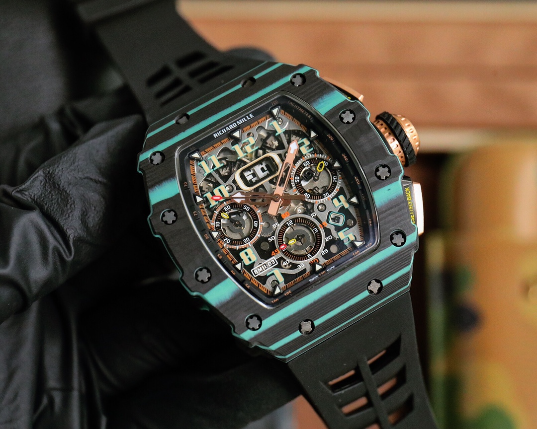 “Richard Mille RM 11-03: Advanced Aesthetic Design with Functionality in High-End Wristwatches” - 图片 2