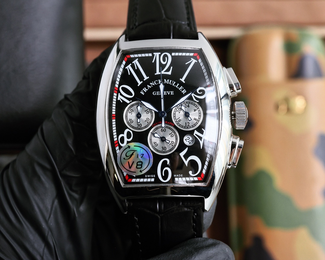 Exclusive Frank Muller Watch: 40*52mm, Japanese Stone Core, Oxen-Covered Button - 图片 9