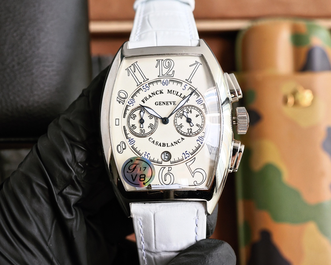 Exclusive Frank Muller Watch: Barrel-Type Design, Japanese Stone Core, Oxen-Covered Button - 图片 9