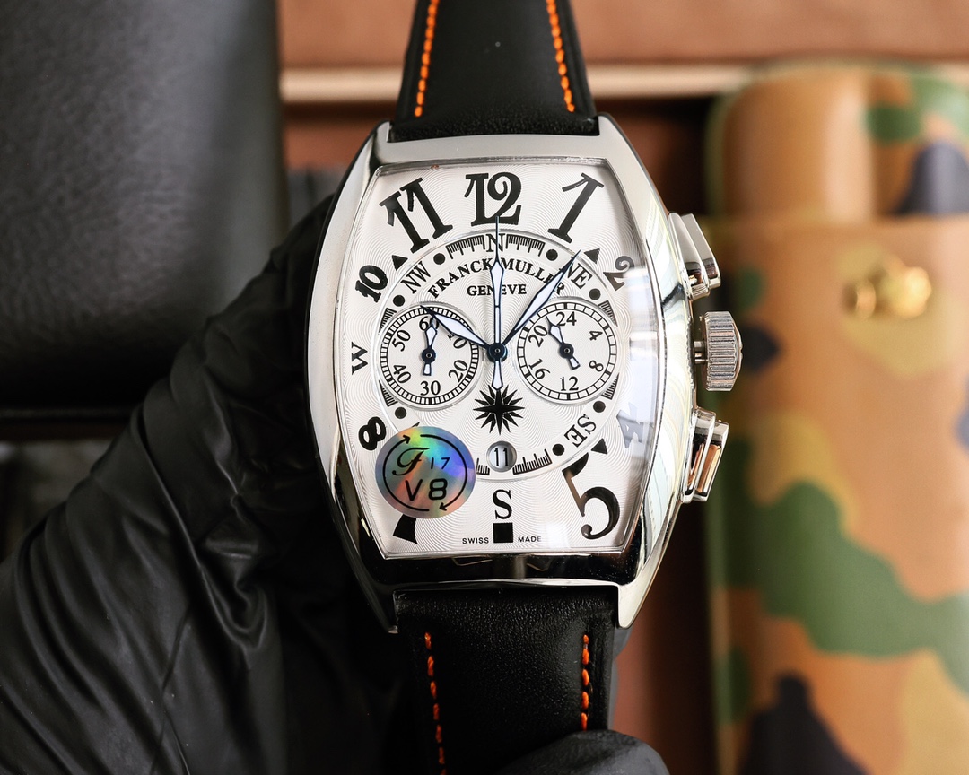 Exclusive Frank Muller Watch: Barrel-Type, Japanese Stone Core, Oxen-Covered Needle Button - 图片 5