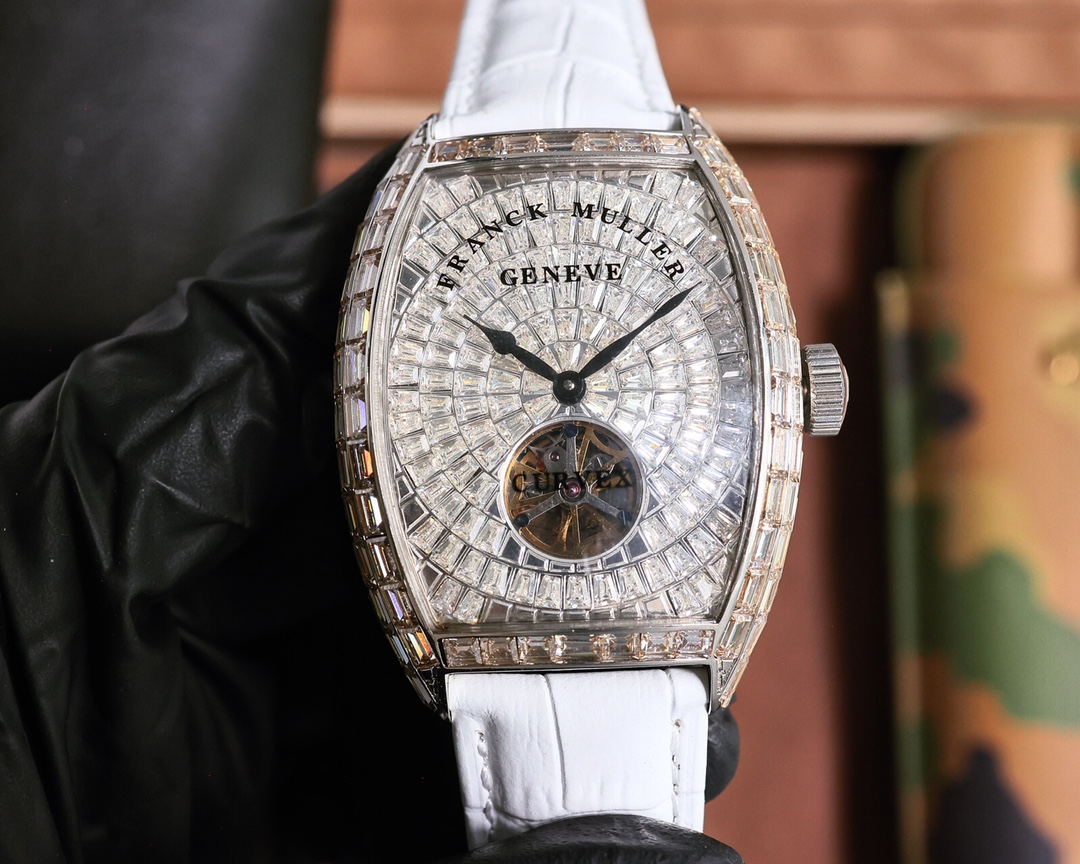 Franck Muller Luxury Diamond Watch - Automatic Movement, Stainless Steel 5 i1722617180 4457 3