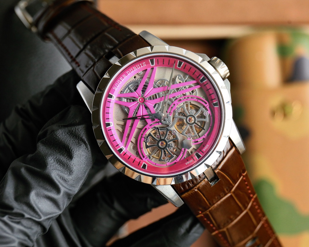 Roger Dubuis Excalibur King Series: White Shell 1610 Luxury Watch with Unique Design - 图片 2