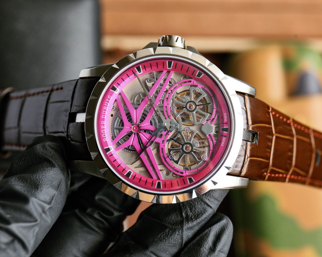Roger Dubuis Excalibur King Series: White Shell 1610 Luxury Watch with Unique Design - 图片 4