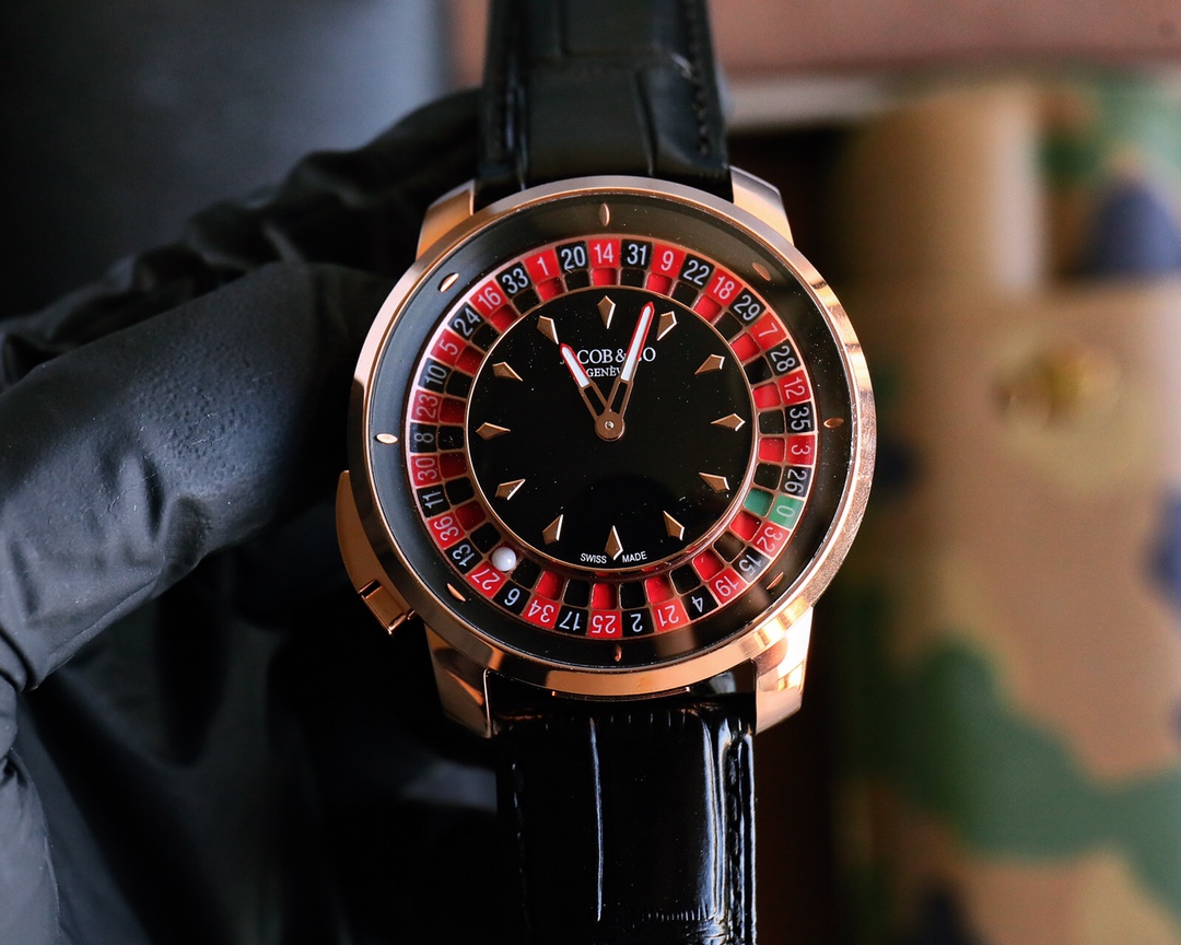 “Jack Panther’s Casino Tourbillon: A Unique Roulette Game Wristwatch with Swiss Craftsmanship”