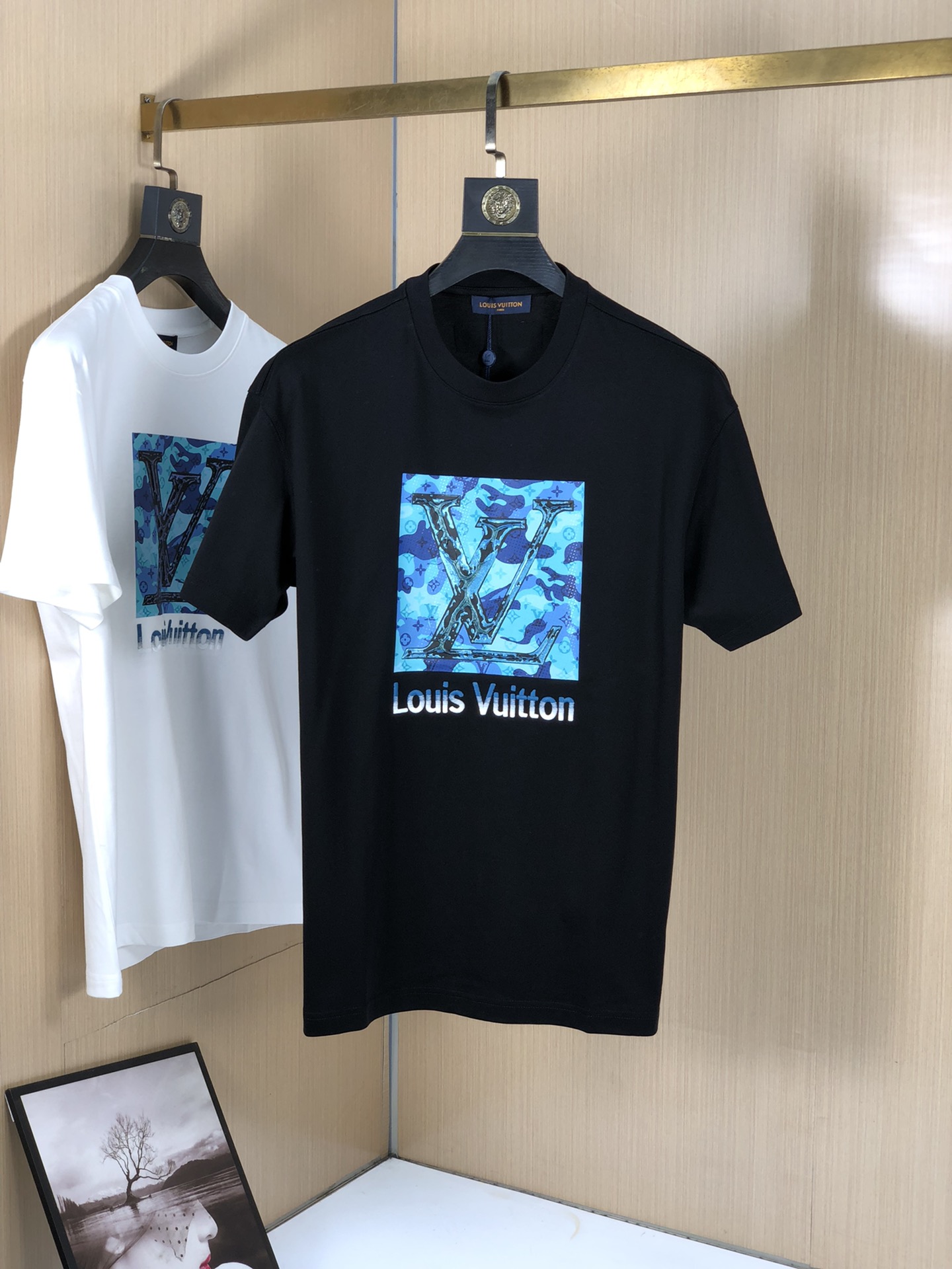 Louis Vuitton Clothing T-Shirt Cotton Fashion Short Sleeve