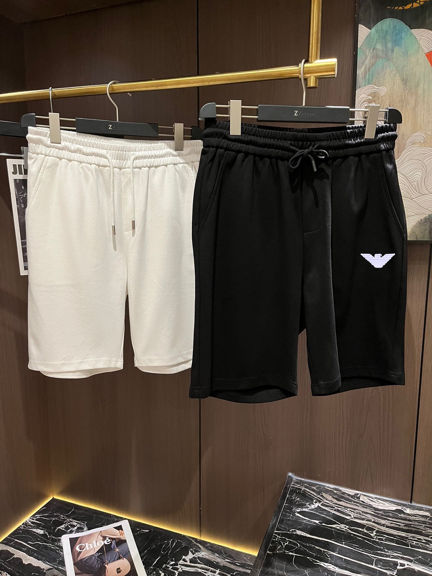 Armani Clothing Shorts Men Summer Collection Casual