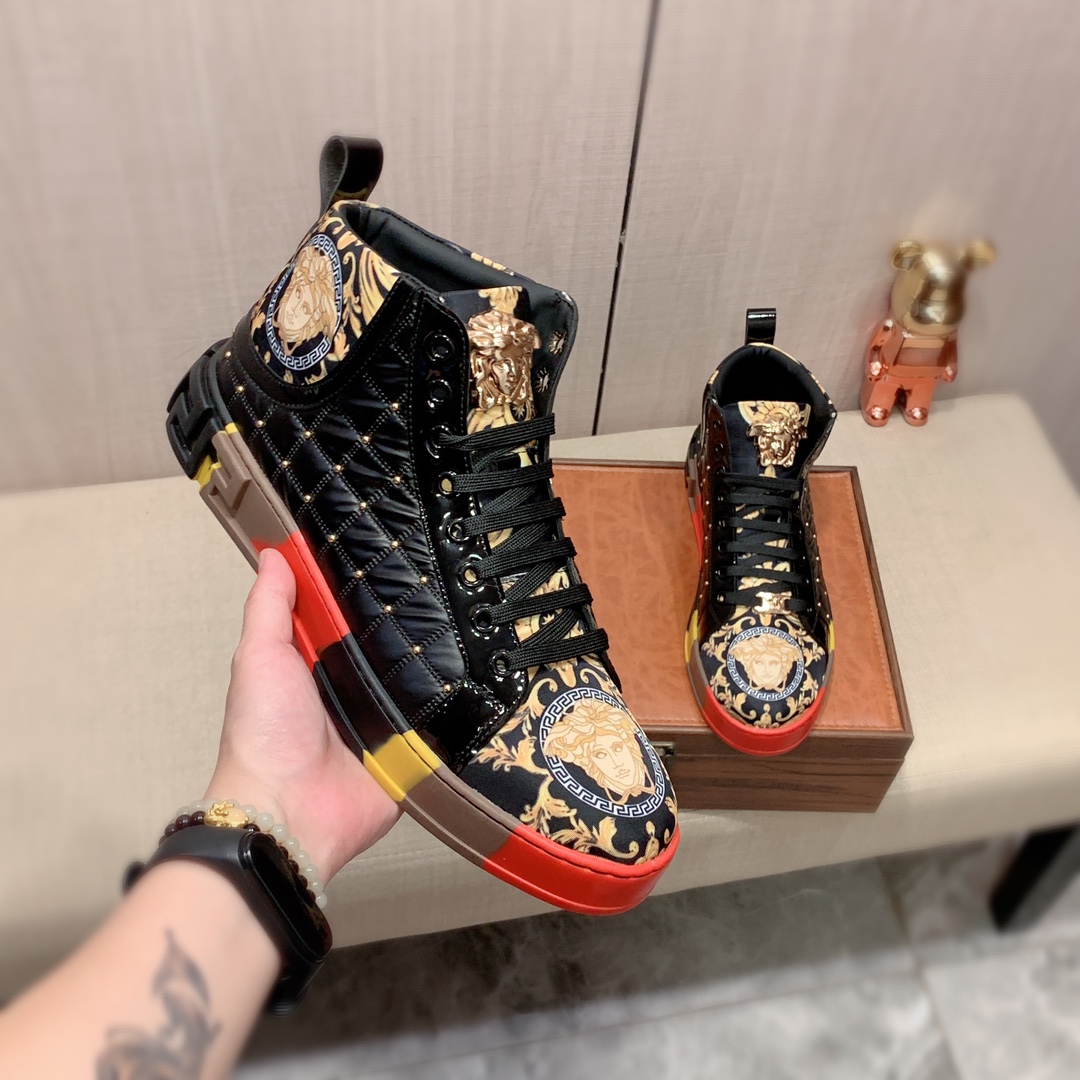 High-top Nuevo: Precio de fábrica: [Rayo] [Rayo] "VERSACE VERSACE *" Más nuevo - Explosión Zapatos c