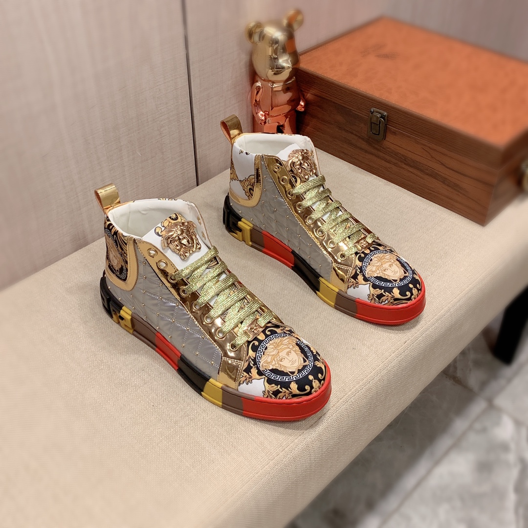 High-top Nuevo: Precio de fábrica: [Rayo] [Rayo] "VERSACE VERSACE *" Más nuevo - Explosión Zapatos c