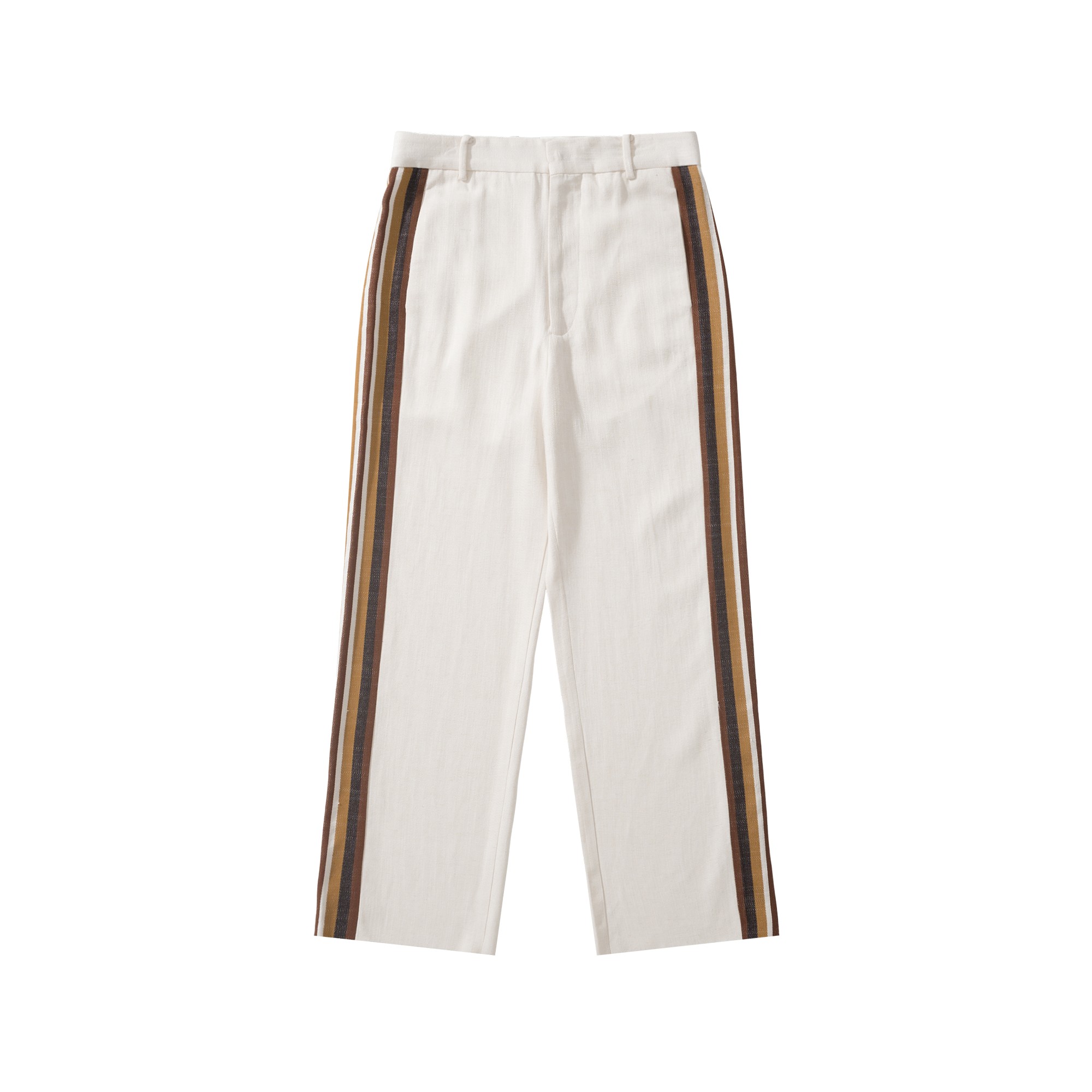 NO:782774,New BV men's viscose striped boxer trousers, BV solid color trousers, decorated with textured Velcro stripe pattern, flat front crease, side slip pockets, rear welt pockets, loose fit, straight leg design, hidden button front, belt loops. Fabric linen, SIZE: 46 48 50 52, Bottega Veneta - Clothing, bottega veneta, bottega veneta,19860909新品BV男士维斯科丝条纹平脚长裤,BV实色长裤,饰有质感维可牢多条纹图案,平整的前部带有折痕,侧边滑袋,后侧贴边口袋,宽松版型,直筒裤腿设计,隐藏式纽扣前襟,腰带袢. 面料亚麻,SIZE:46 48 50 52,葆蝶家-服装,bottega veneta,bottega veneta,,Women's clothing