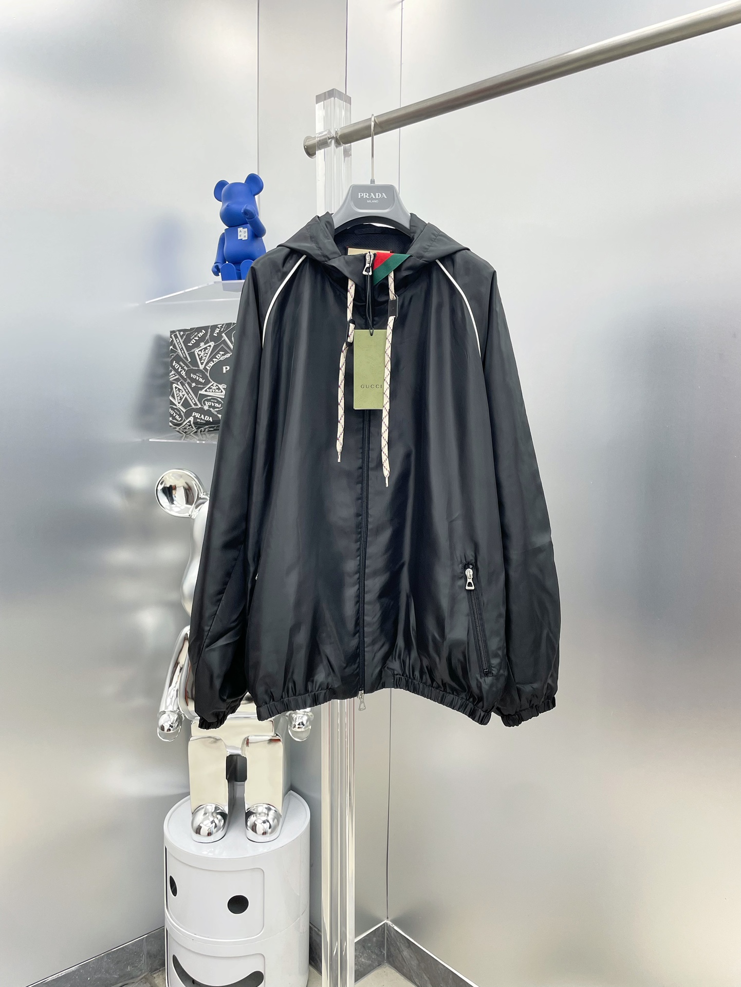 Gucci Men's Hooded Jacket - Spring 2025 Collection - Fashionable and Versatile