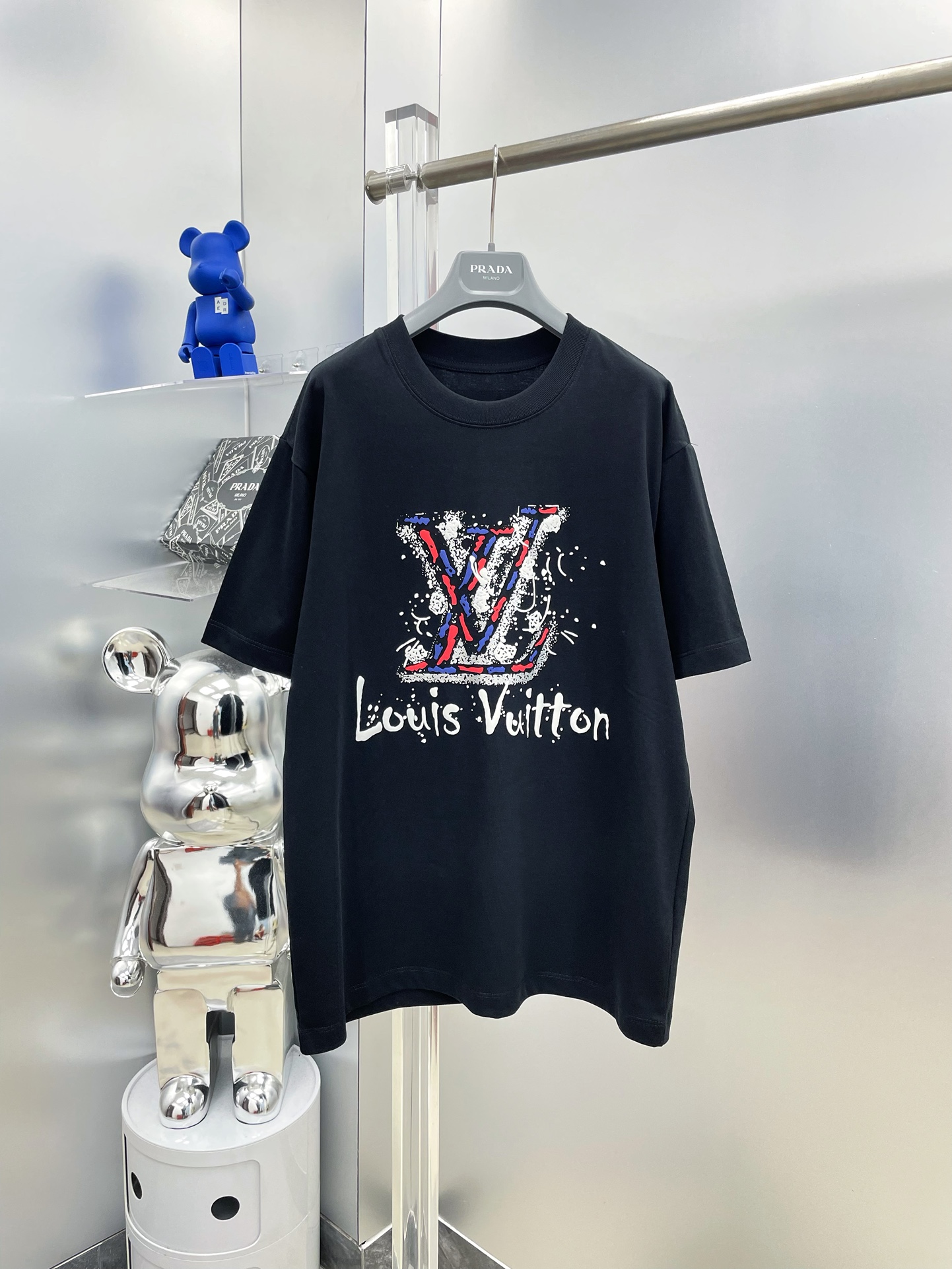 Louis Vuitton AAAAA
 Clothing T-Shirt Printing Spring Collection Fashion Short Sleeve