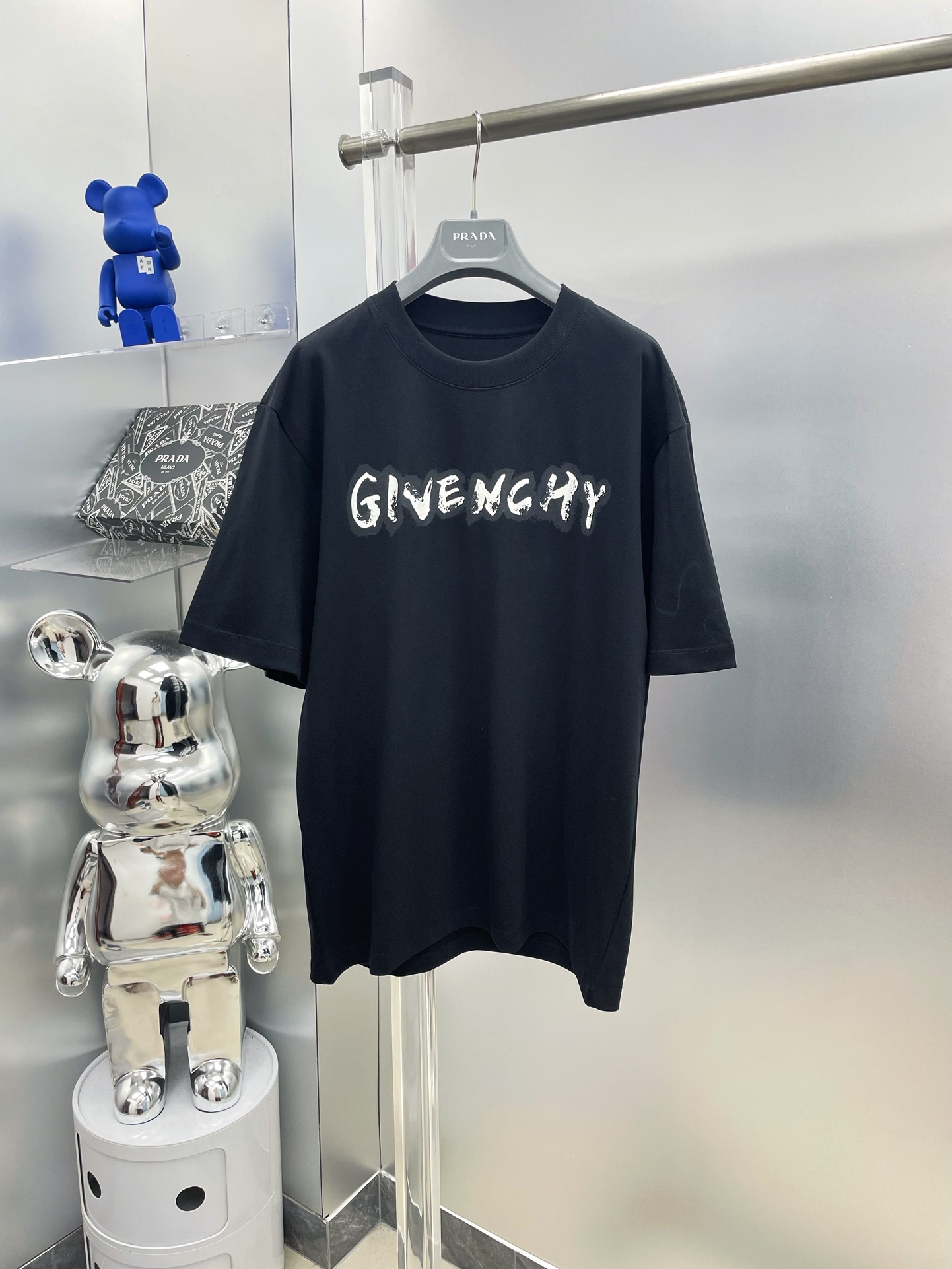 Givenchy Kleidung T-Shirt Stickerei Baumwolle Stricken Sommerkollektion Fashion Kurzarm