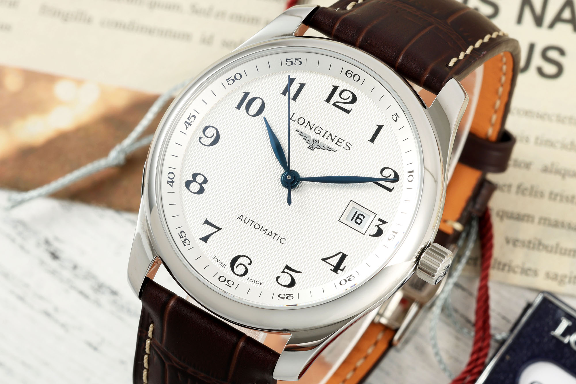 Longines AF Pioneer 40mm Automatic Watch: Steel Case, Date Display, 100m Water Resistance - 图片 2