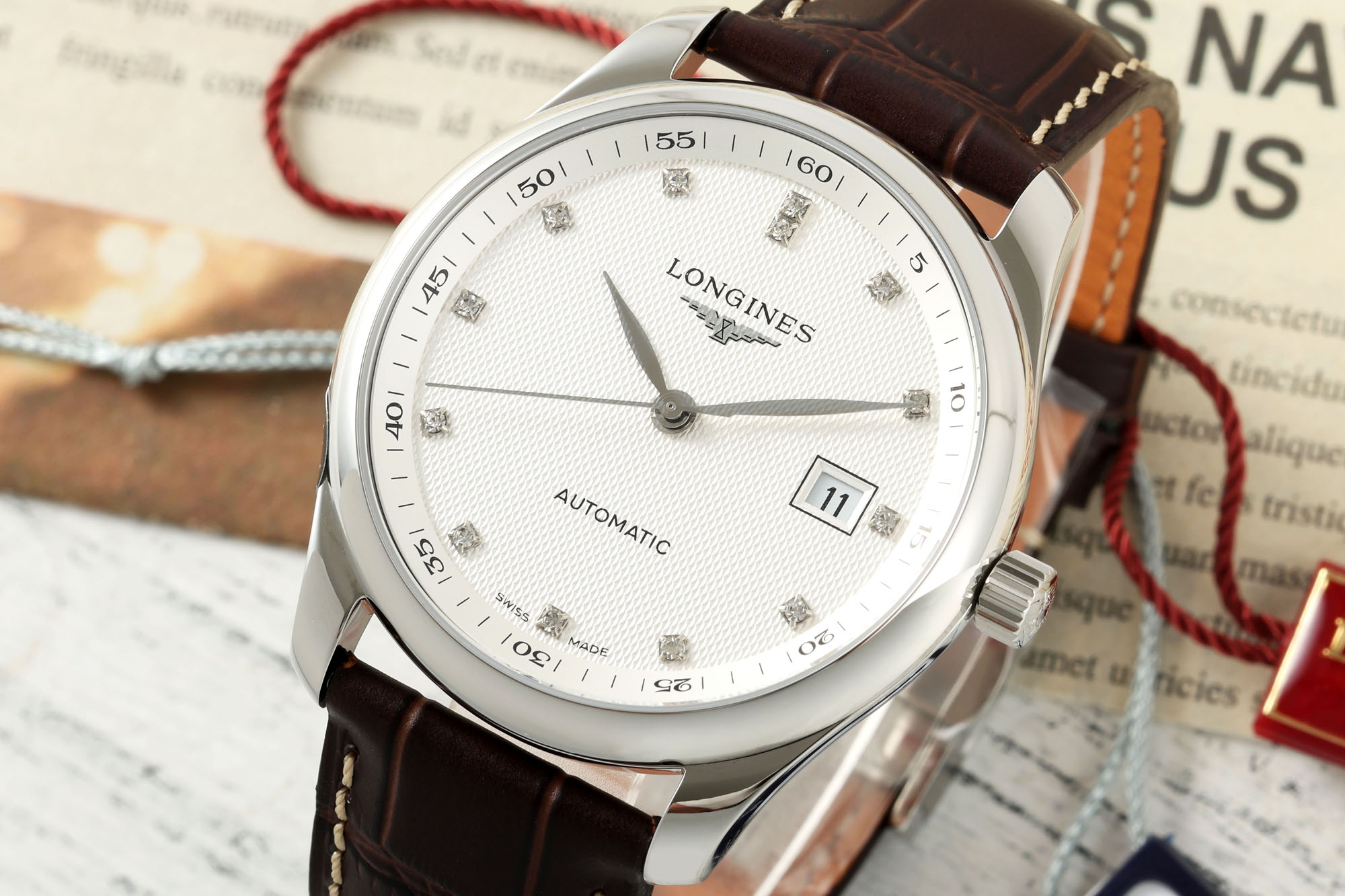 Longines AF Pioneer 40mm Automatic Watch with Date Display and 100m Waterproofness - 图片 2