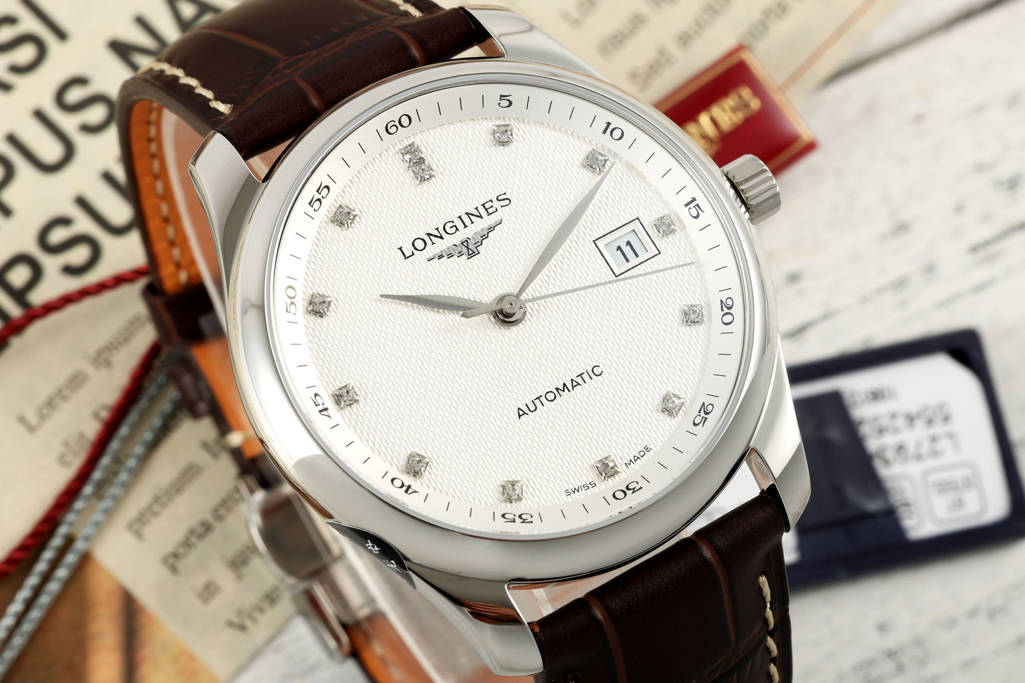 Longines AF Pioneer 40mm Automatic Watch with Date Display and 100m Waterproofness - 图片 3