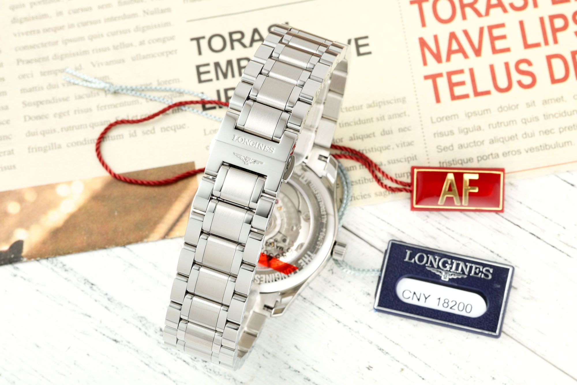 Longines 40mm AF Pioneer watch with 2892 automatic movement, steel case, sapphire crystal, and date display. - 图片 9