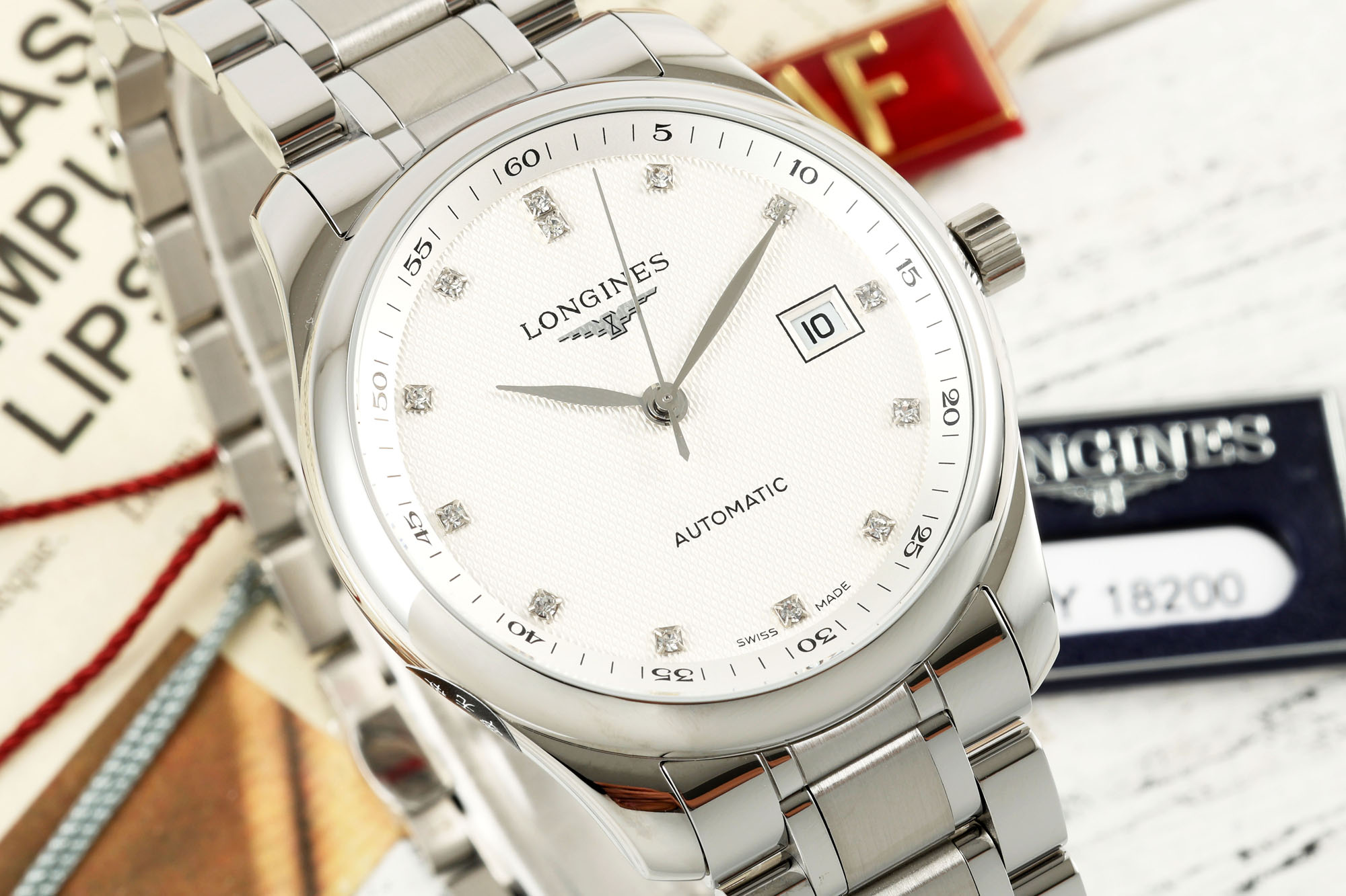 Longines 40mm AF Pioneer watch with 2892 automatic movement, steel case, sapphire crystal, and date display. - 图片 3
