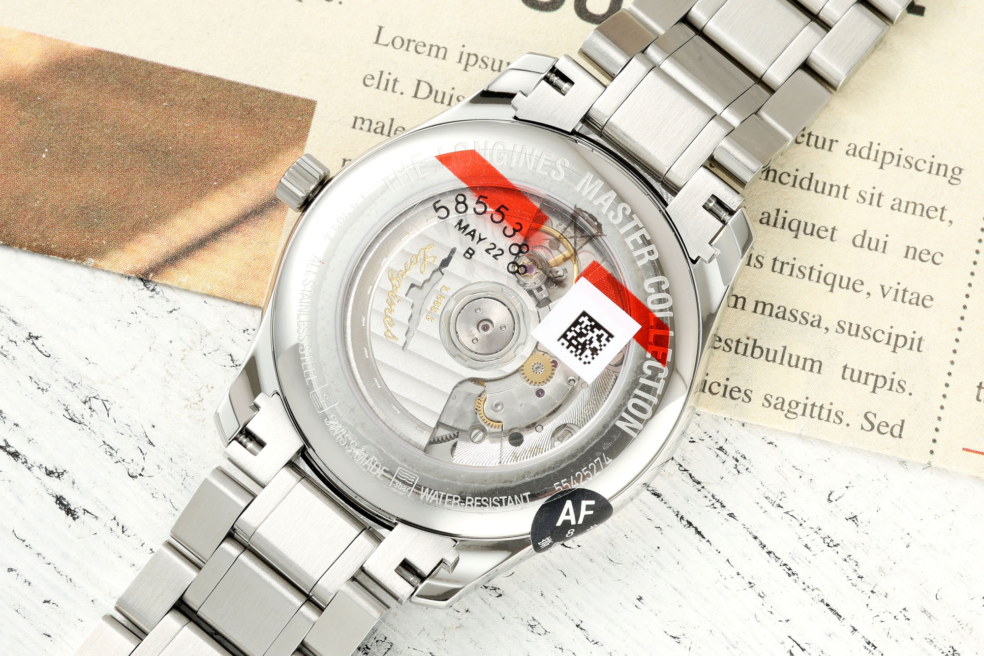 Longines 40mm AF Pioneer watch with 2892 automatic movement, steel case, sapphire crystal, and date display. - 图片 6