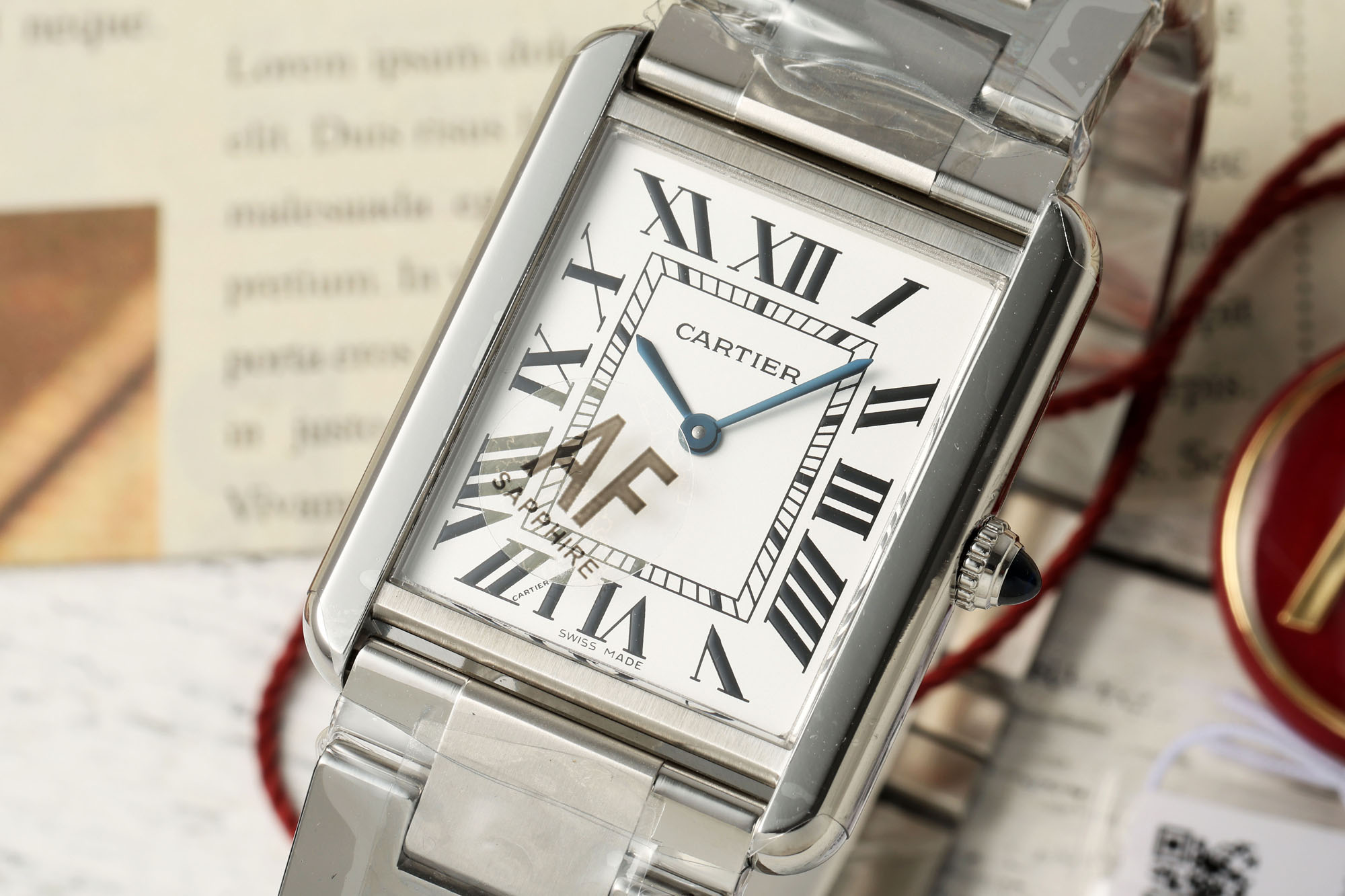 NO:714912,Tank medium size 34.8*27.4mm Swiss quartz series,19860909坦克中号34.8*27.4mm瑞士石英系列,,Watch