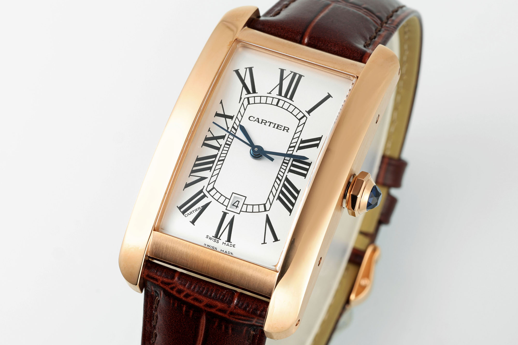 Cartier Tank Large Automatic Rose Gold Watch with Brown Leather Strap 3 i1744458134528 428 0 2
