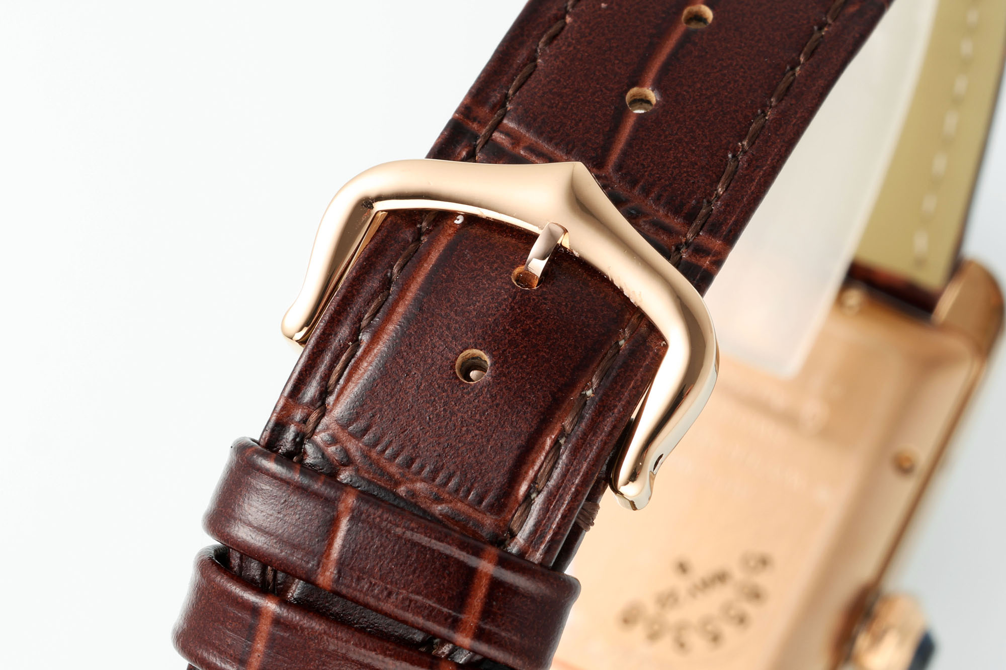 Cartier Tank Large Automatic Rose Gold Watch with Brown Leather Strap 9 i1744458134528 4919 0 5
