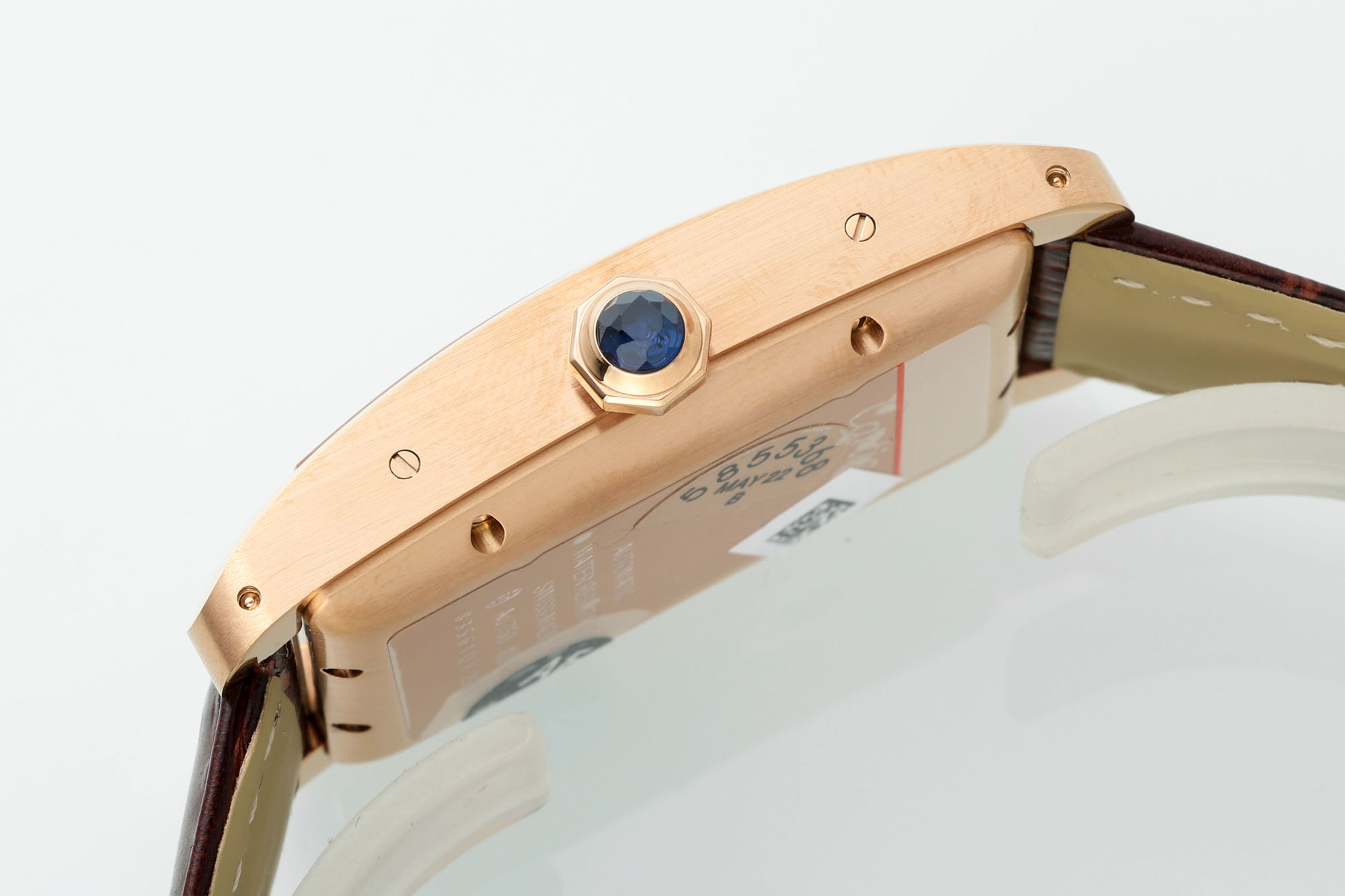Cartier Tank Large Automatic Rose Gold Watch with Brown Leather Strap 7 i1744458141321 8744 0 6
