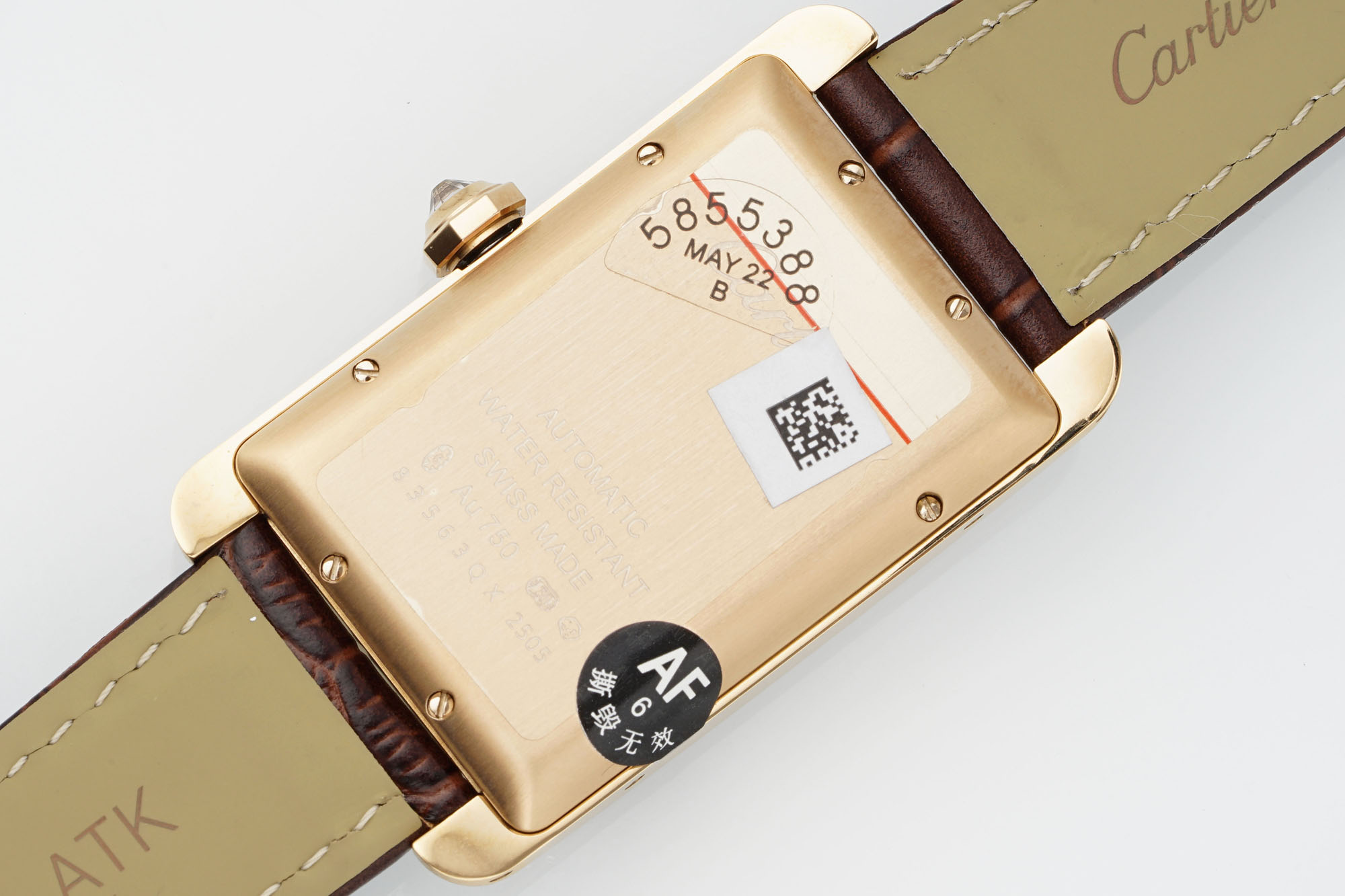 Cartier Tank Large Automatic Watch in 18K Rose Gold with Diamond Bezel 6 i1744458422651 3961 0 8