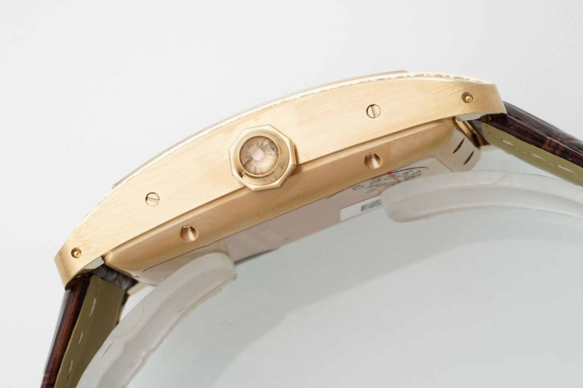 Cartier Tank Large Automatic Watch in 18K Rose Gold with Diamond Bezel 7 i1744458425364 8381 0 6