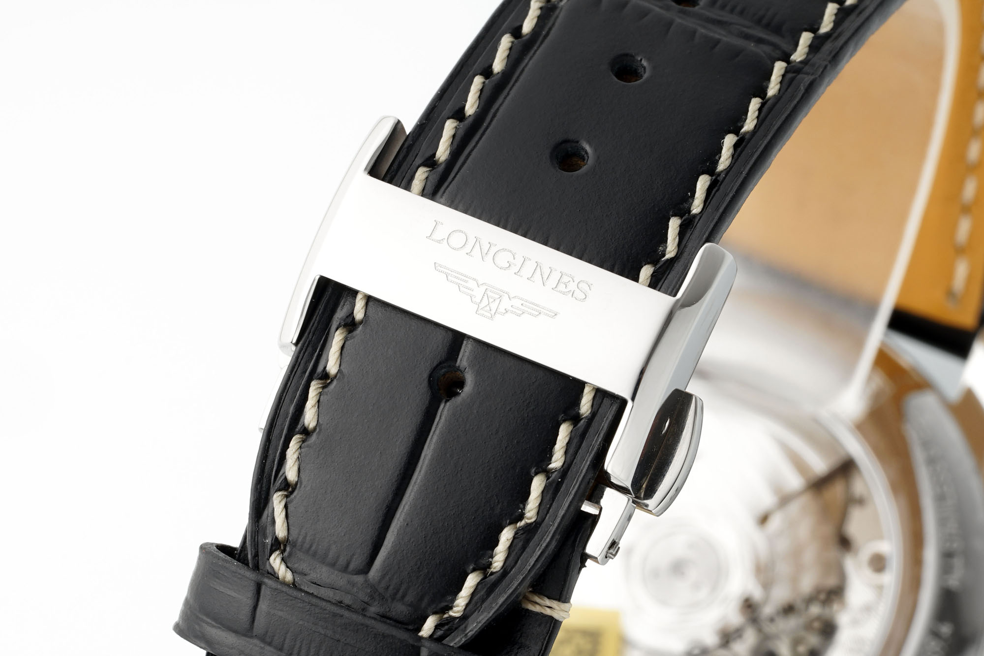 “AF Pioneers 40MM Moon Pine and Springstone Wristwatch: Elegant Design for Asian Men” - 图片 9