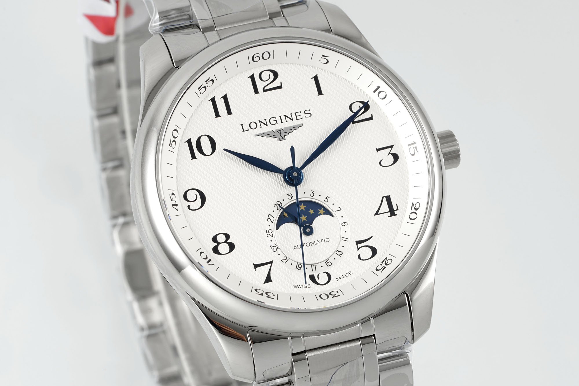 “A.F. Pioneers 40MM Moon Pine and Springstone Watch: Elegant Craftsmanship for Asian Men” - 图片 2