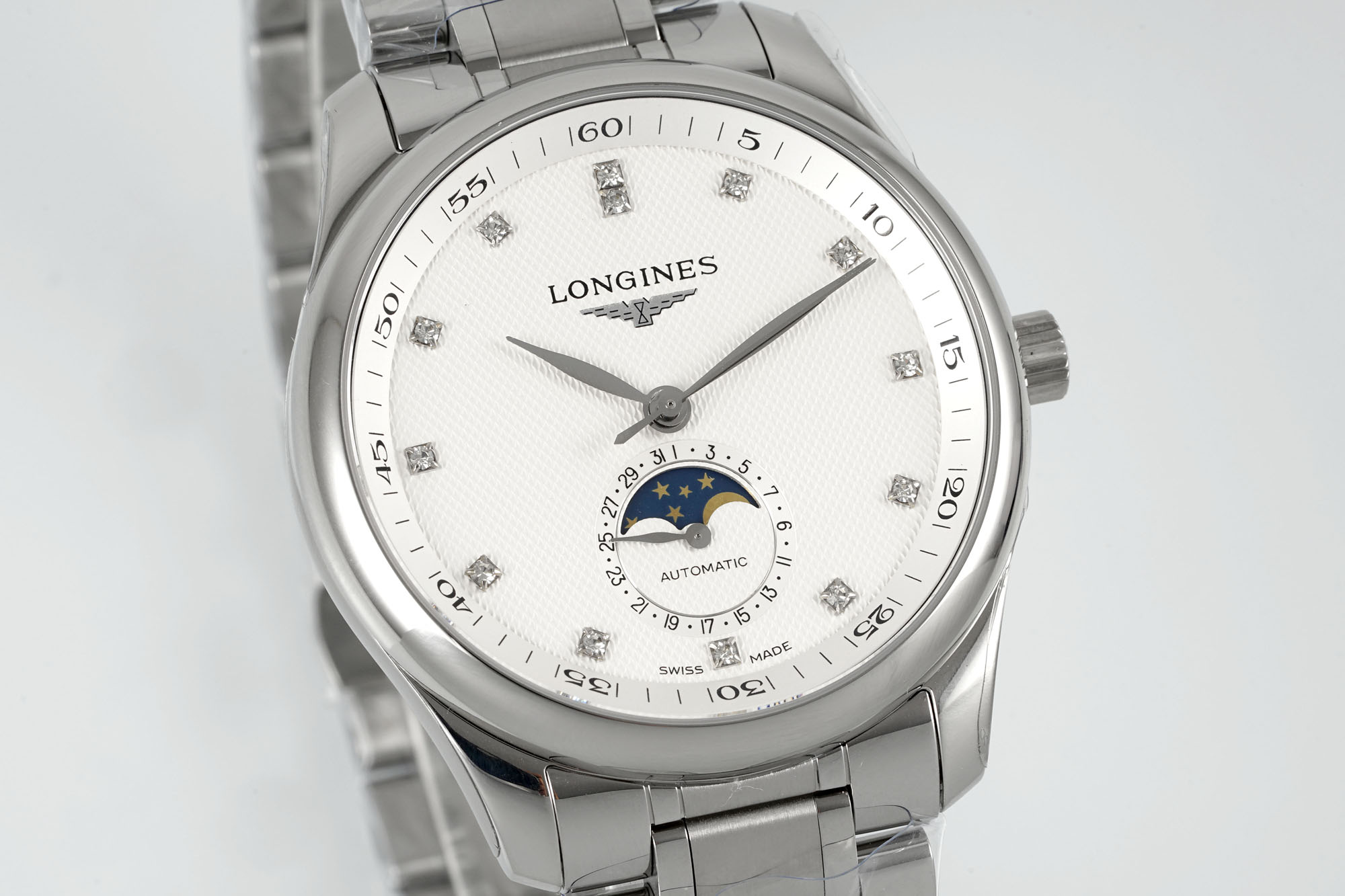 “AF Pioneers 40MM Moon Pine and Springstone Watch: Elegant Craftsmanship for Asian Men” - 图片 2