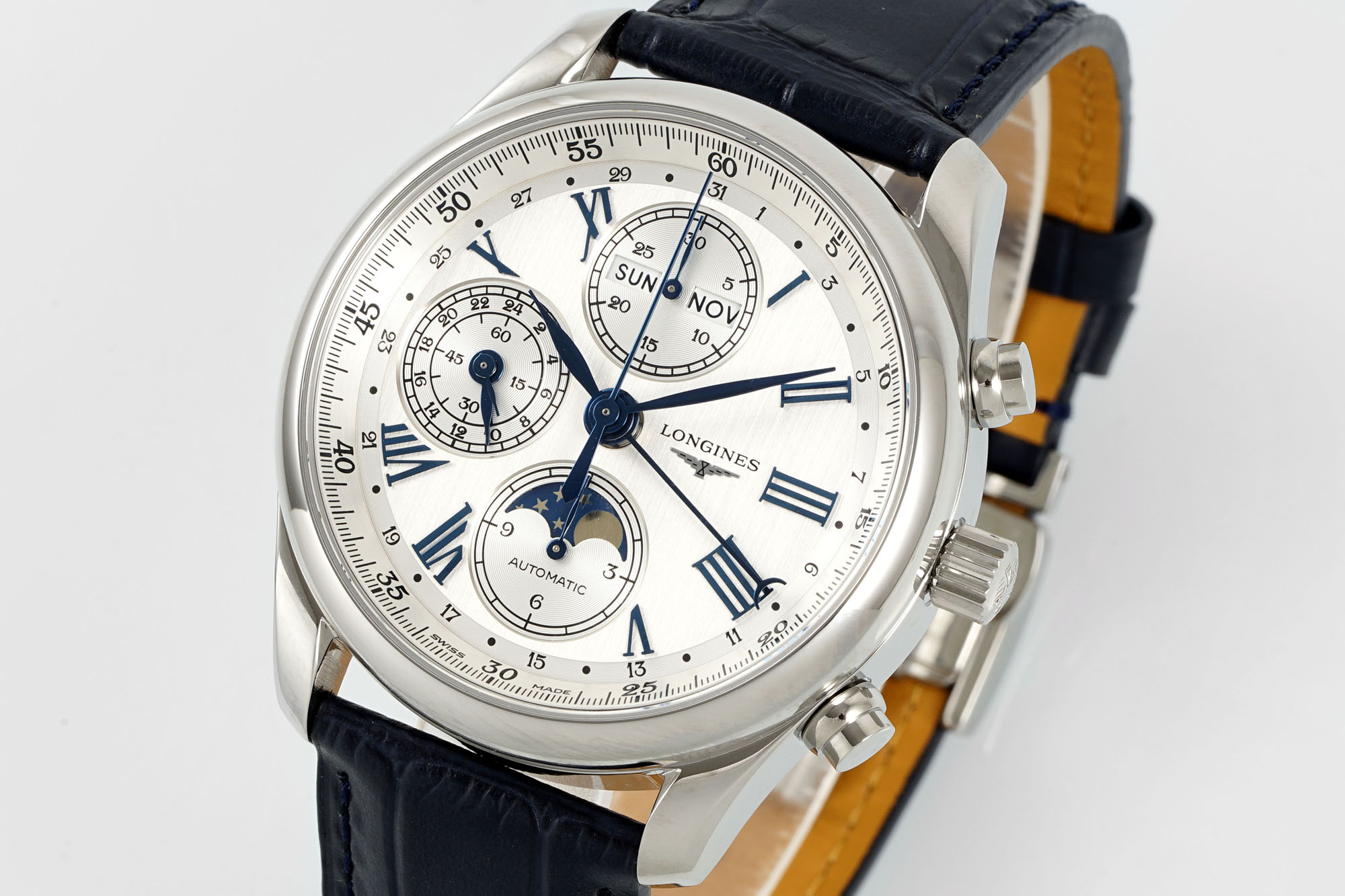 NO:714917,Longines famous craftsman 40mm 8-pin series, longines19860909浪琴名匠40mm8针系列,,longines,Watch