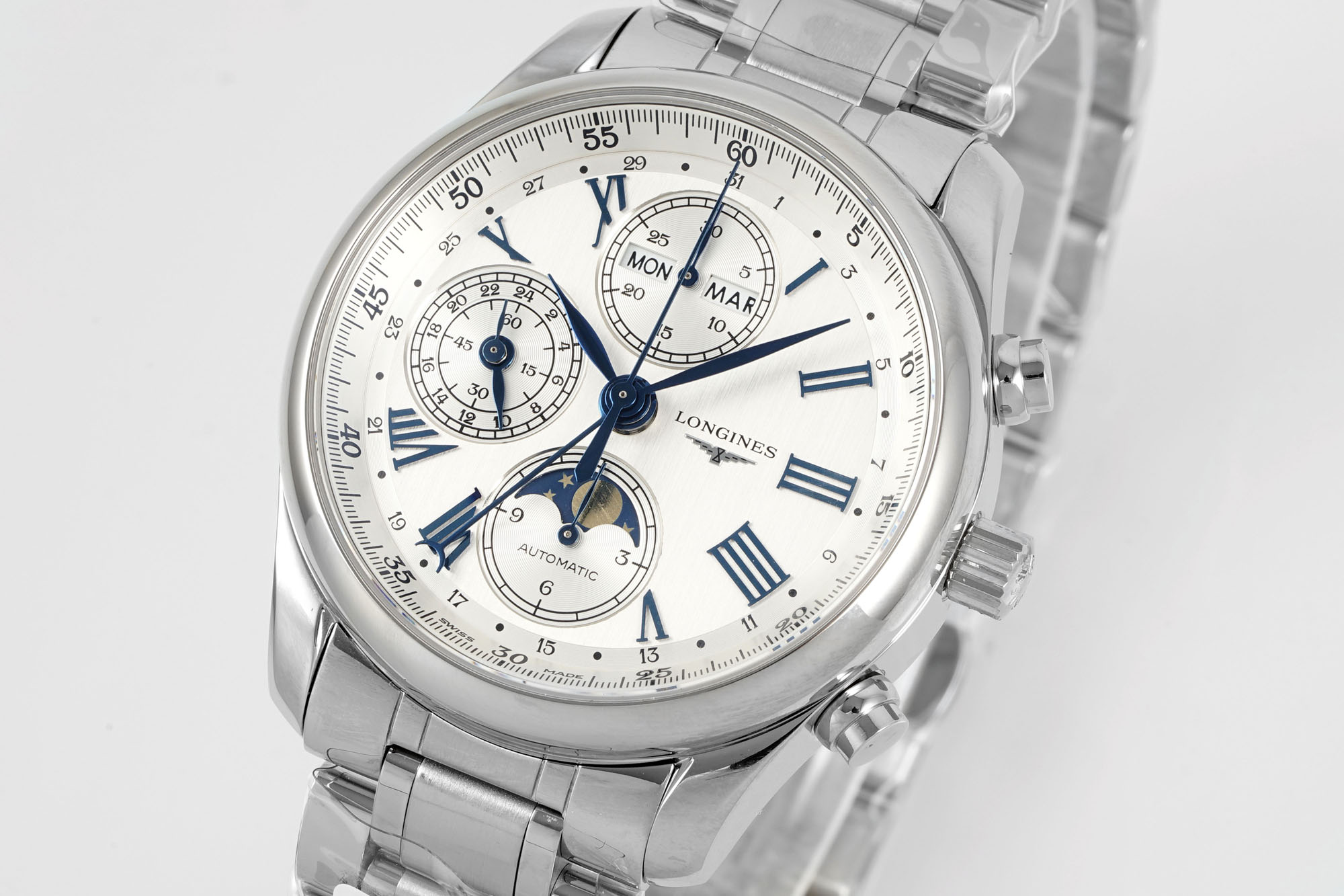 NO:741834,Longines Master 40mm 8-pin series, longines19860909浪琴名匠40mm8针系列,,longines,Watch